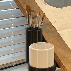 Paint Brush and Water Cup Holder